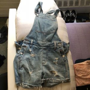 MADEWELL SHORT OVERALLS *worn once*